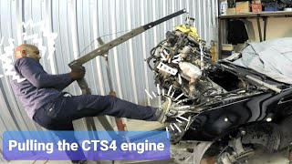 Pulling out the Cts4 engine