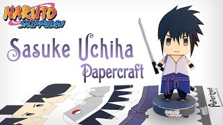 Naruto: Shippuden - Sasuke Uchiha Paperized