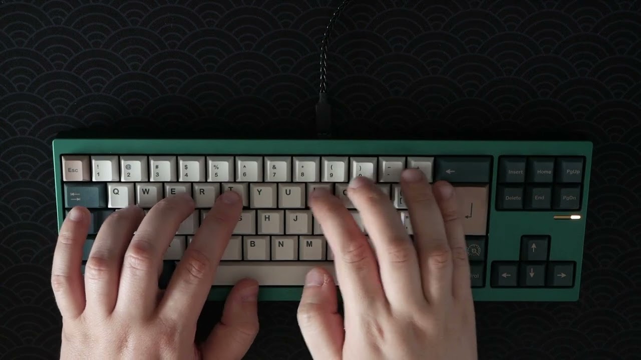 ⌨ Typing test ⌨ - TKD Cycle7 Jasper custom keyboard with