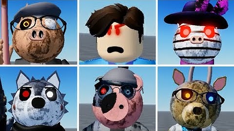 Piggy Rebooted Skin Concepts - All Jumpscares (Game created by: @MagmaDEV_Official)