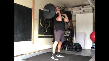 BB Complex: Deadlift, Bent Over Row, Hang Power Clean, Front Squat, Push Press