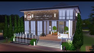 The sims 4 speed build - restaurant & bar community lot bistro beej
(no cc)