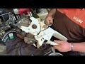 Stihl 038 Magnum disassemble for new crank bearings