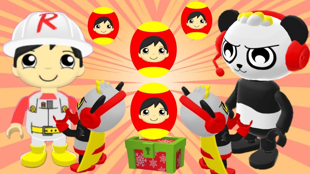 Tag with Ryan BACKWARD | Combo Panda Vs Builder Ryan Reversed Gameplay | U-PLAY