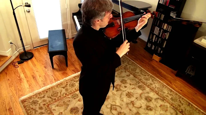 S. Galperin, violin. Bach Largo