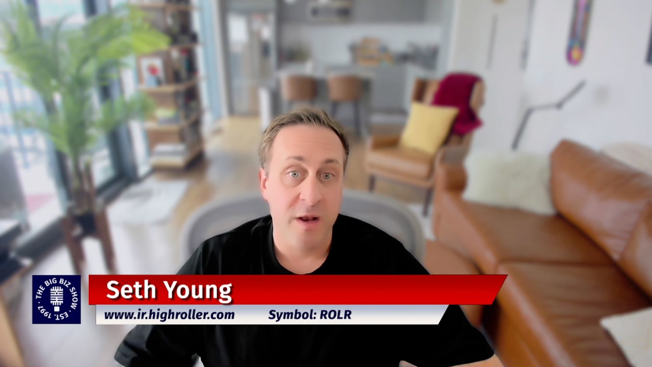 LOFT100 Studios' Big Biz Show, September 25, interviewing High Roller CEO Seth Young during ROLR's invite-only beta.