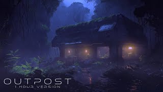O U T P O S T (1 HOUR VERSION) Relaxing Futuristic Ambient with Immersive 3D Rain [4K]