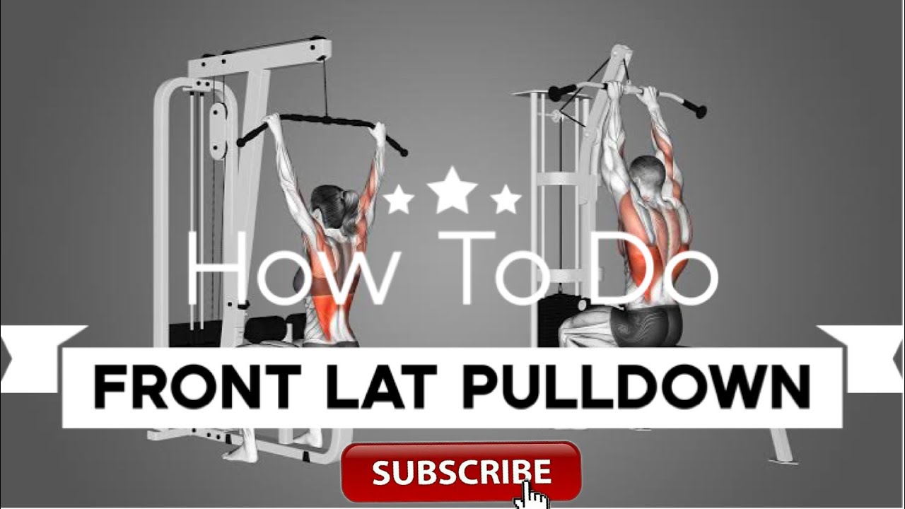 How To Do Front Lat PullDown / Back Workout (Urdu/Hindi) - YouTube