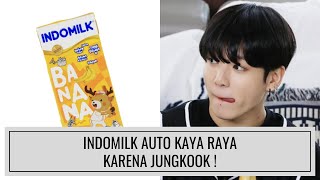 SUSU PISANG INDOMILK LANGKA GARA-GARA JUNGKOOK BTS, DICURIGAI BAKAL JADI BINTANG IKLAN !