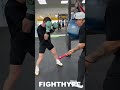 Canelo SHOWS THE KNOCKOUT SHOT for Mbilli
