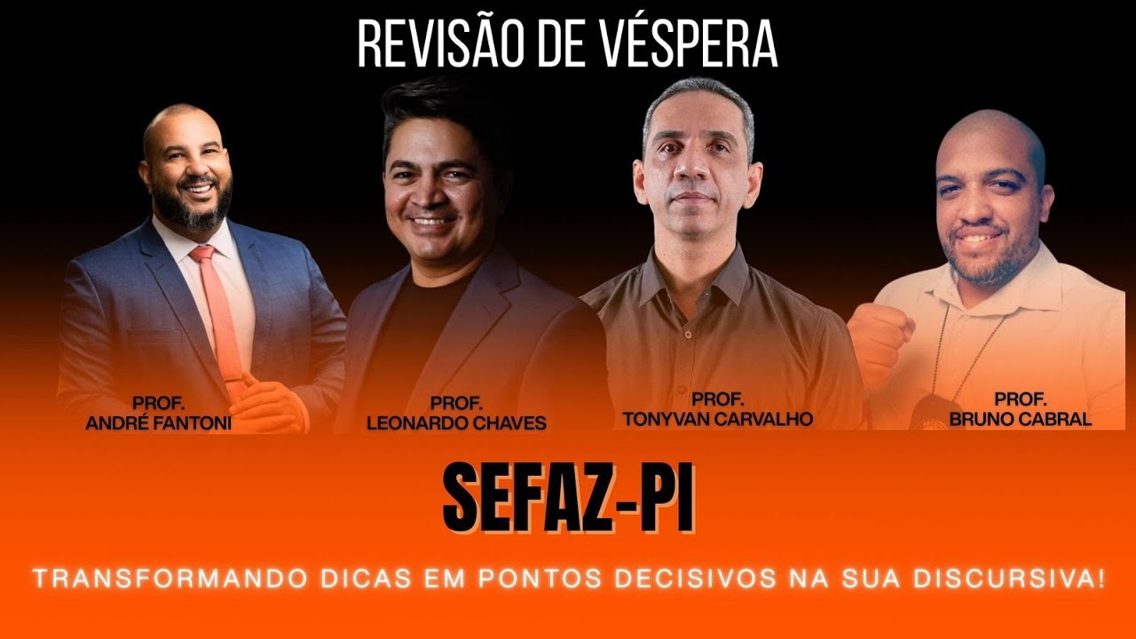 Efaz Rpi SEFAZ PI: Revisão de Véspera para Discursiva de Auditoria - SEFAZ PI ...