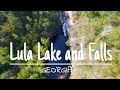 Lula Lake and Falls Hiking Trail On Lookout Mountain Georgia Drone Footage Lula Lake and Falls Hiking Trail On Lookout Mountain Georgia Drone Footage