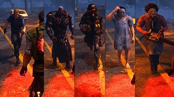 All Killer Walking Animations