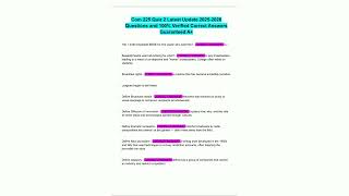 Com 225 Quiz 2 Latest Update 2025 2026 Questions and 100% Verified Correct Answers Guaranteed A+
