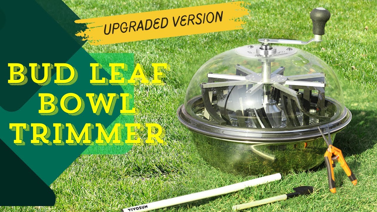 How to Trim Buds Fast & Clean - VIVOSUN 16'' Bowl Trimmer with Stainless Steel Blades