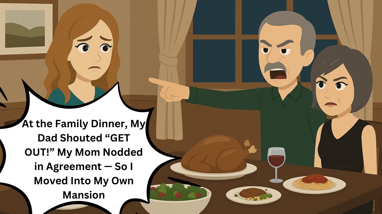 At the Family Dinner, My Dad Shouted “GET OUT!” My Mom Nodded in Agreement — So I Moved Into My...