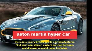 Aston Martin Hyper Car