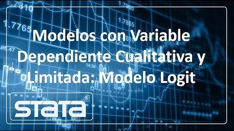 Modelos con Variable Dependiente Cualitativa y Limitada  Modelo Logit