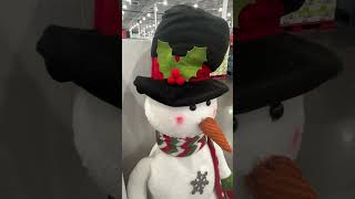 Costco Christmas! Snowman for $99.99! #costco #christmas #christmasdecor #costcoshopping #dolls