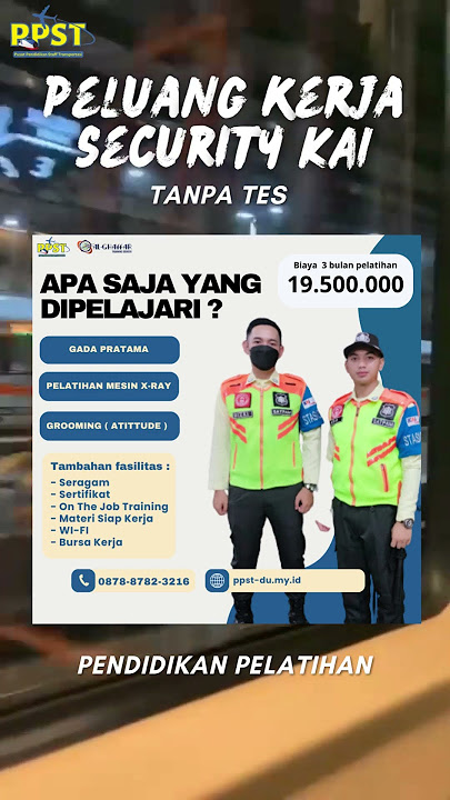 PELUANG KERJA DI PT KAI