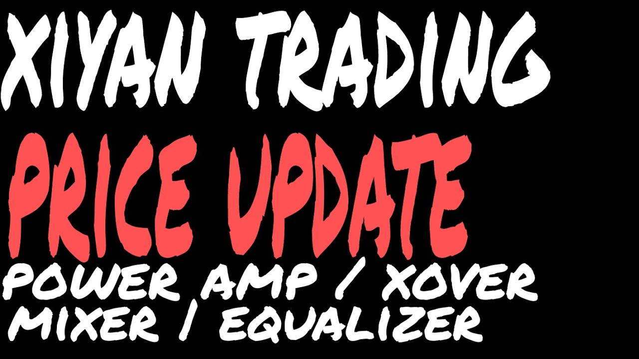 UPDATED PRICES | POWER AMP | MIXER | EQUALIZER | XOVER | XIYAN TRADING MANDAUE  CITY 