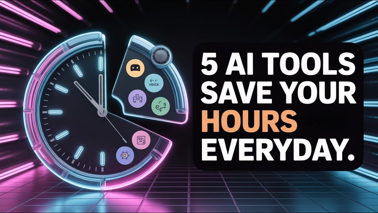 5 Free AI Tools That Will Save You HOURS Every Day | Artificial ...