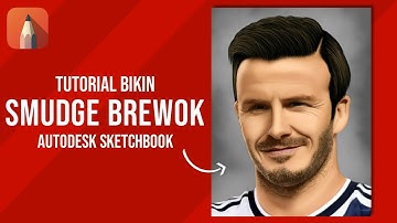 Tutorial Bikin Smudge Jambang/Brewok di Autodesk Sketchbook | Android