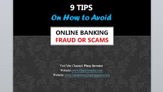 How to Avoid Online Banking Scams