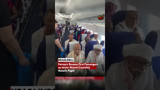 Farmers Become First Passengers as Jewar Airport Launches Historic Flight.