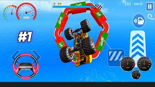 Car Games: Monster Truck Stunt - Impossible Monster Truck Stunts | Android Gameplay #1 screenshot 5