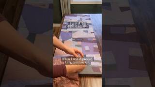 Happy To Be Myself 나라서 행복해 Korean Letter Abstract Collage 한글추상콜라주 Hanji 한지