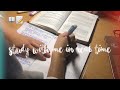 REAL TIME study with me//учись со мной в РЕАЛЬНОМ ВРЕМЕНИ