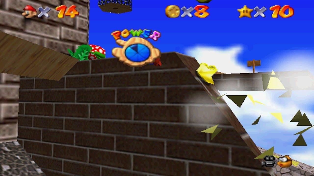 Super Mario 64: Part 11: Whomp's Fortress (Star 6: Blast Away the Wall ...