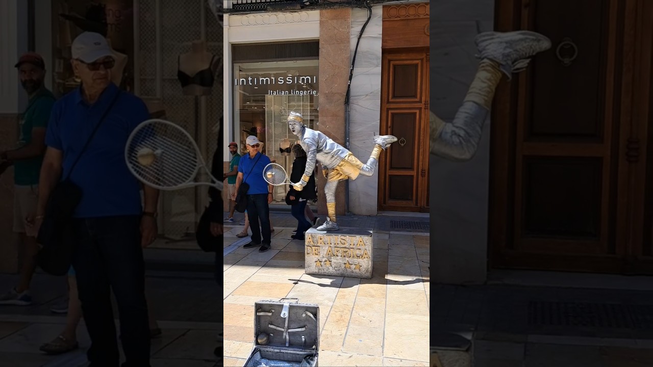 Amazing Street Performer The Living Statue