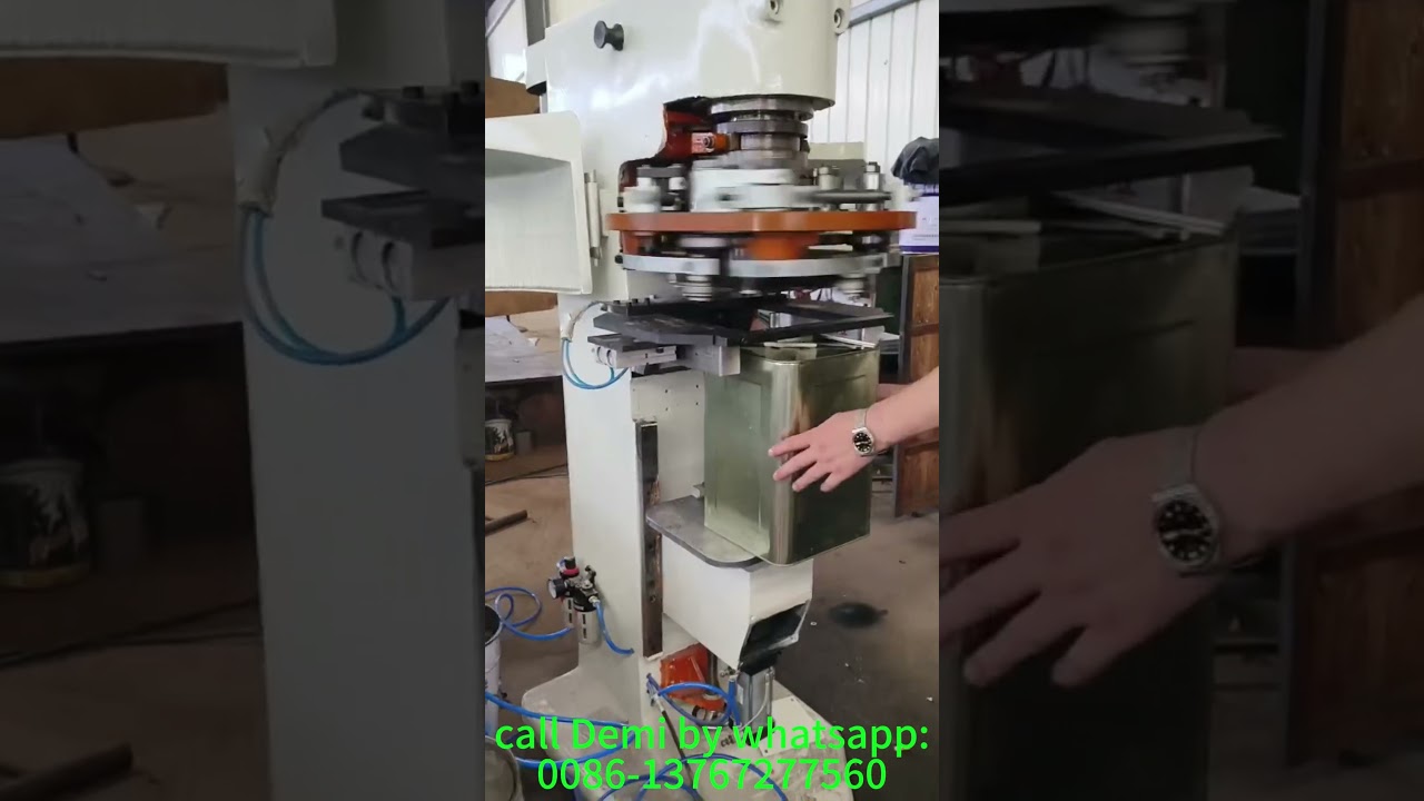 semi automatic 18L square can seamer 