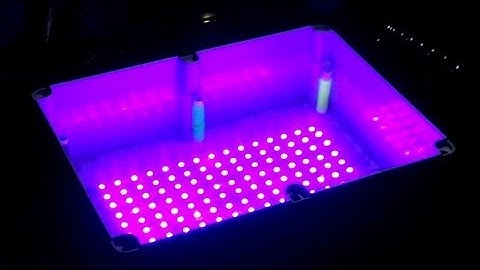 Making UV led PCB exposure box