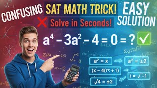SAT Math Practice Problem | Solve a Polynomial Equation (Step-by-Step)**