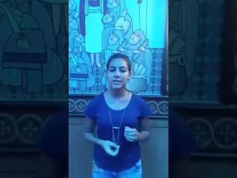 شاهد بنت ابونا متى من المنيا تغنى لجنود بلدها بالهجة الصعيدية روووعة