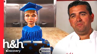 Ralph esculpe rostro de Marco en un pastel, el adorable hijo de Buddy | Cake Boss | Discovery H&H