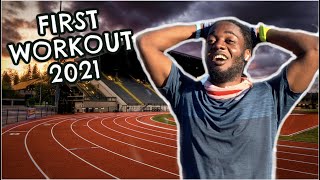 My FIRST Workout of 2021 | GETTING BACK IN SHAPE!