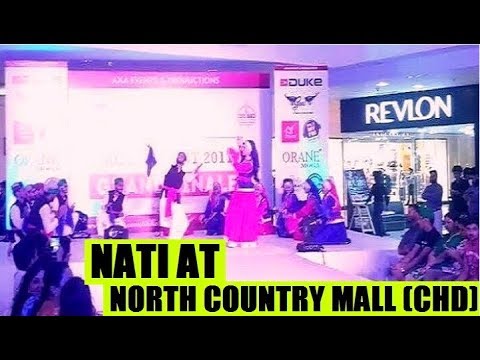Pahari Nati at North Country Mall Chandigarh  Himachali Folk Dance 2017