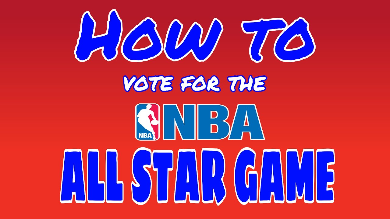 How to vote for the NBA All Star Game (tutorial) - YouTube