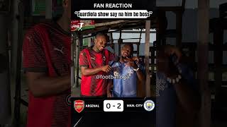 Arsenal vs Manchester City Fan Reaction #Arsenal #Manchestercity #football #caraboacup
