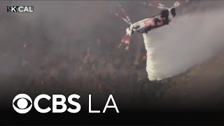 Lemon Fire burning near Palmdale forces evacuation orders, LA County firefighters say