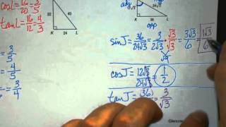 A2 -  U6 - Right Triangle Trig Notes