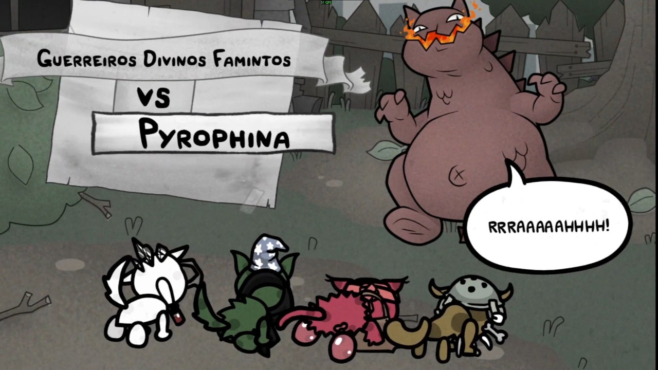 Mewgenics - vs. Pyrophina in 4 Rounds