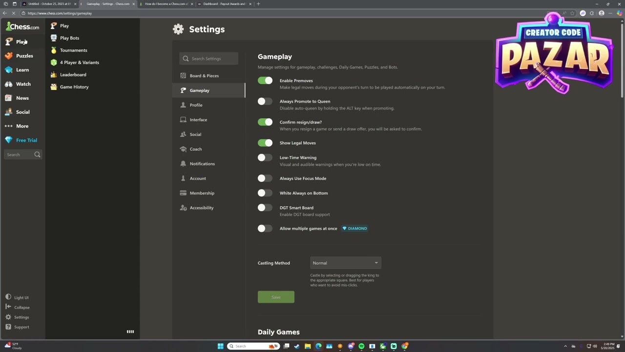 How to Premove Pieces on Chess.com Quick Guide
