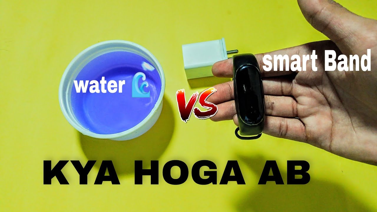 Smart Band vs Water 😱| Smart Band water proof test | Tech Board