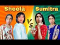 Sheela vs sumitra ep 446  funwithprasad  savesoil moj funwithprasad