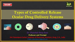Types of Controlled Release Ocular Drug Delivery Systems ( NDDS)